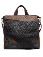 Matchesfashion.com By Walid - Elsa 19th-century Silk Patchwork Tote Bag - Mens - Dark Brown