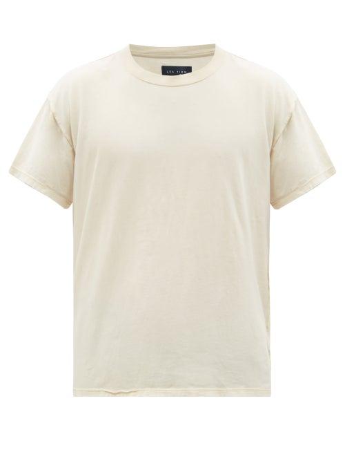 Les Tien - Inside Out Cotton-jersey T-shirt - Mens - White