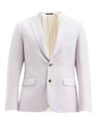 Matchesfashion.com Paul Smith - Soho-fit Wool-blend Twill Suit Jacket - Mens - Light Purple