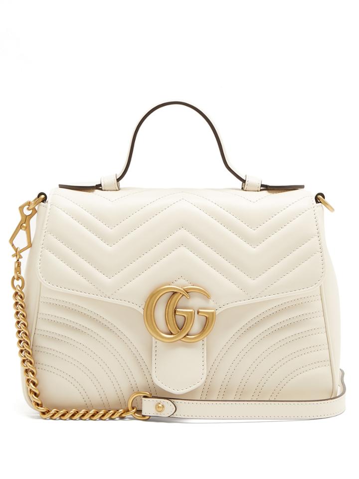 Gucci Gg Marmont Small Quilted-leather Shoulder-bag
