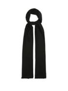 Mens Accessories Tom Ford - Logo-embroidered Silk-twill Scarf - Mens - Black