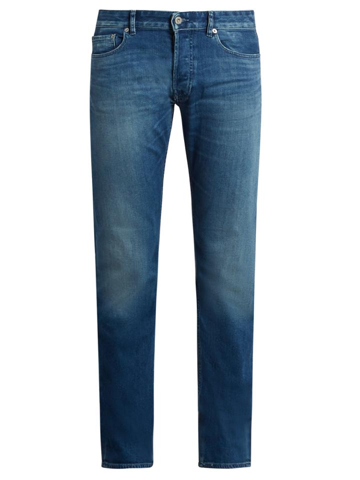 Stone Island Slim-fit Five-pocket Stretch Jeans