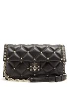 Valentino Candystud Quilted-leather Clutch