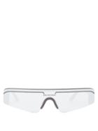 Matchesfashion.com Balenciaga - Mirrored Square-frame Acetate Sunglasses - Womens - Black Silver