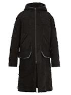 By Walid Rifat Embroidered Linen Parka