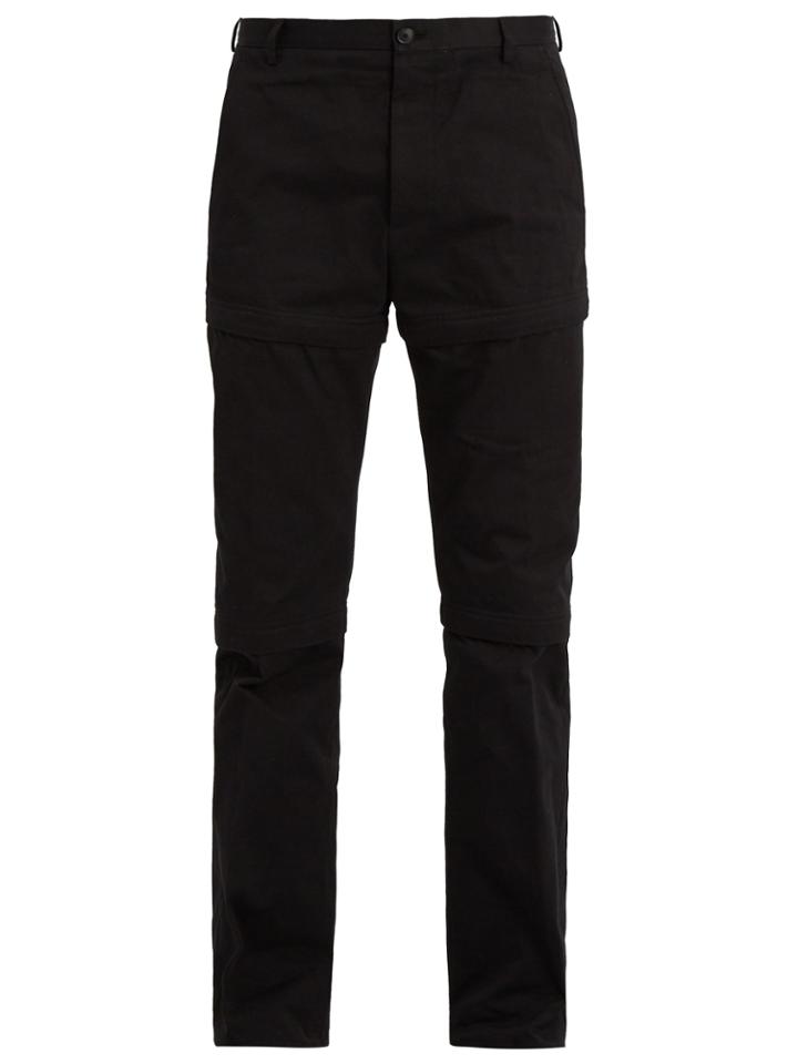 Balenciaga Detachable-panel Cotton Trousers