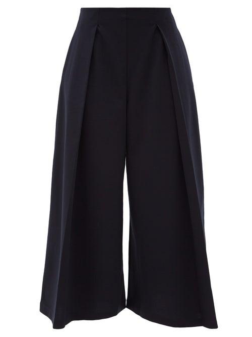 Matchesfashion.com Weekend Max Mara - Turchia Trousers - Womens - Navy