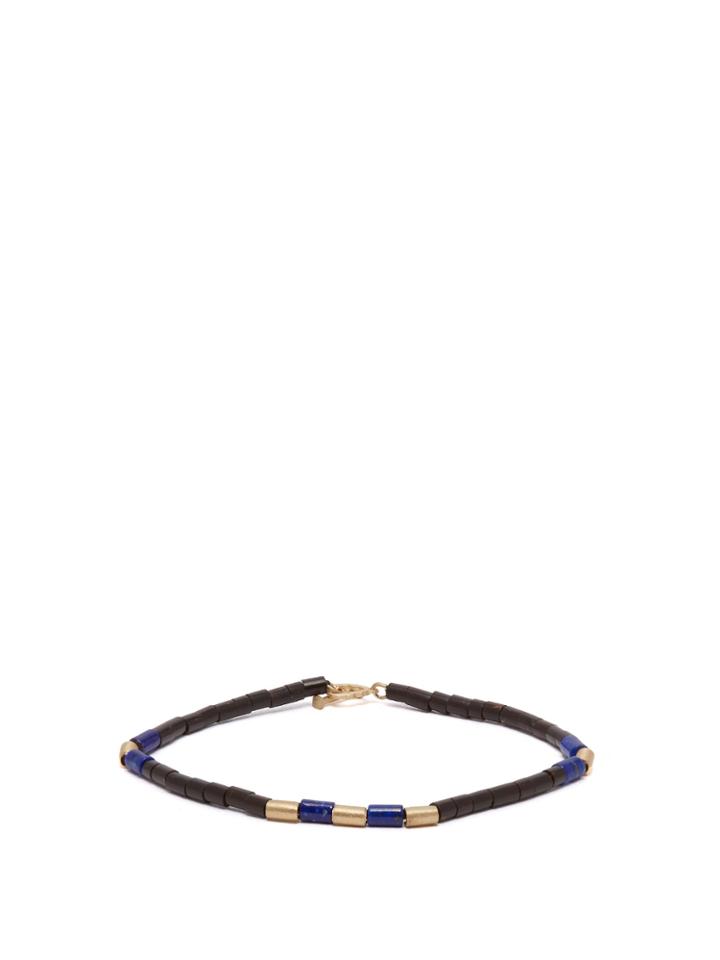 Luis Morais Lapis, Bead And Gold Bracelet