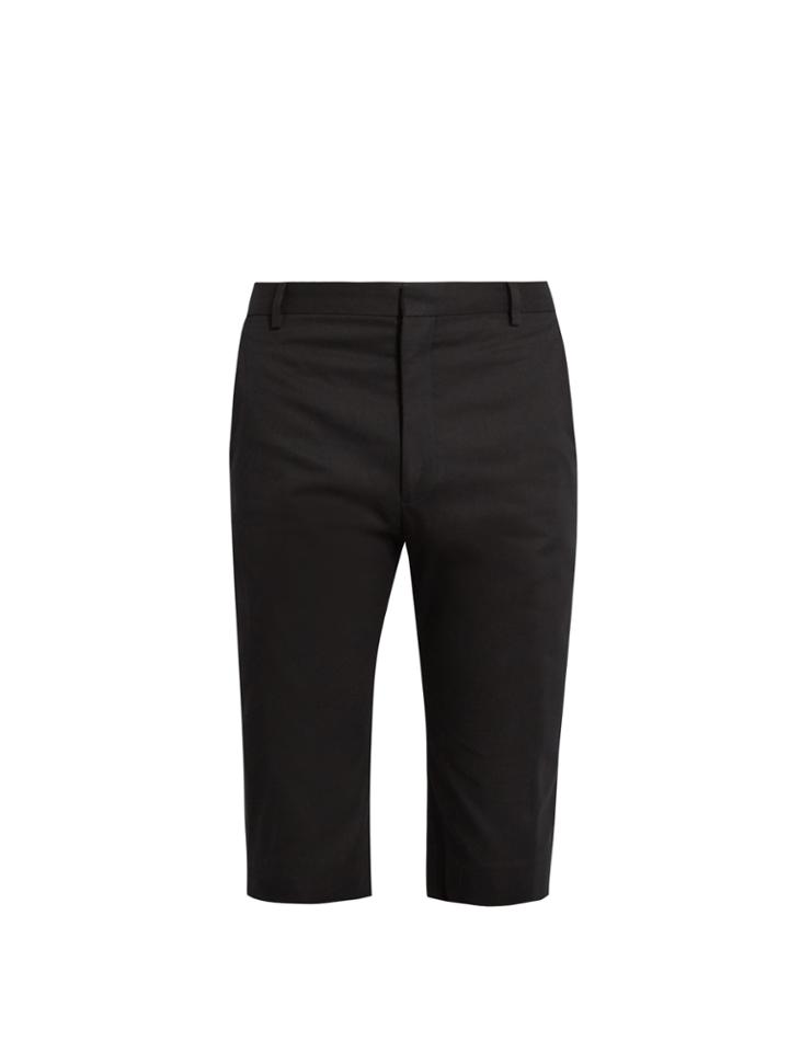 Balenciaga Slim-fit Cotton-drill Shorts