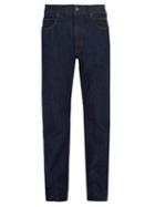 Matchesfashion.com Calvin Klein 205w39nyc - Embroidered High Rise Jeans - Mens - Blue