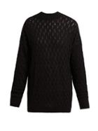 Matchesfashion.com Skin - Abigail Alpaca Blend Sweater - Womens - Black