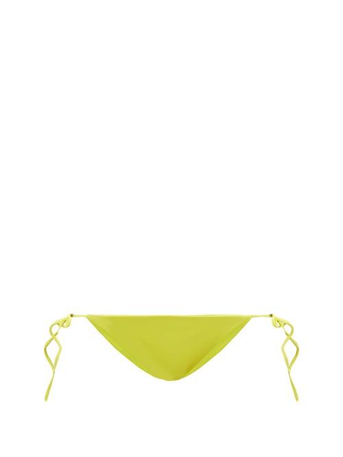 Matchesfashion.com Jade Swim - Ties Side-tie Bikini Briefs - Womens - Light Green