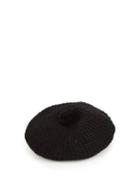Matchesfashion.com Gucci - Pompom Knitted Beret - Womens - Black