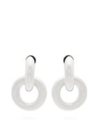 Matchesfashion.com Spinelli Kilcollin - Janus Sterling Silver Double Hoop Earrings - Womens - Silver