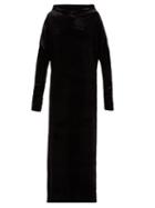 Matchesfashion.com Norma Kamali - All In One Velvet Dress - Womens - Black