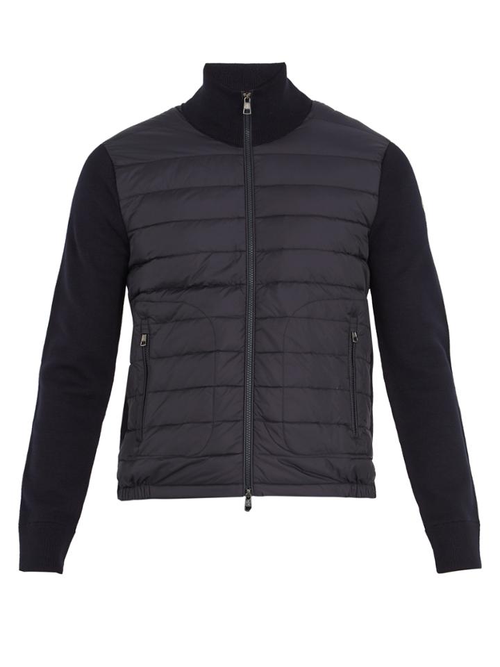 Moncler Cardigans High-neck Down Jacket