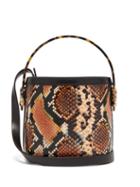 Matchesfashion.com Nico Giani - Adenia Python Embossed Mini Bucket Bag - Womens - Python