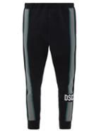 Matchesfashion.com Dsquared2 - Dsq2 Cotton-blend Jersey Track Pants - Mens - Black