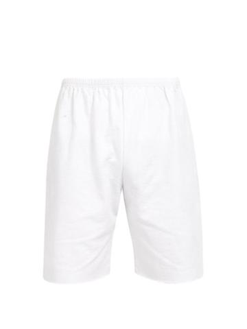 Matchesfashion.com Audrey Louise Reynolds - Cotton Jersey Shorts - Mens - Grey