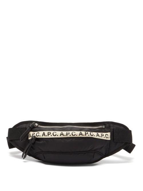 Matchesfashion.com A.p.c. - Lucille Logo-trim Belt Bag - Mens - Black