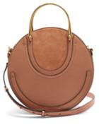 Matchesfashion.com Chlo - Pixie Suede And Leather Cross Body Bag - Womens - Mid Nude