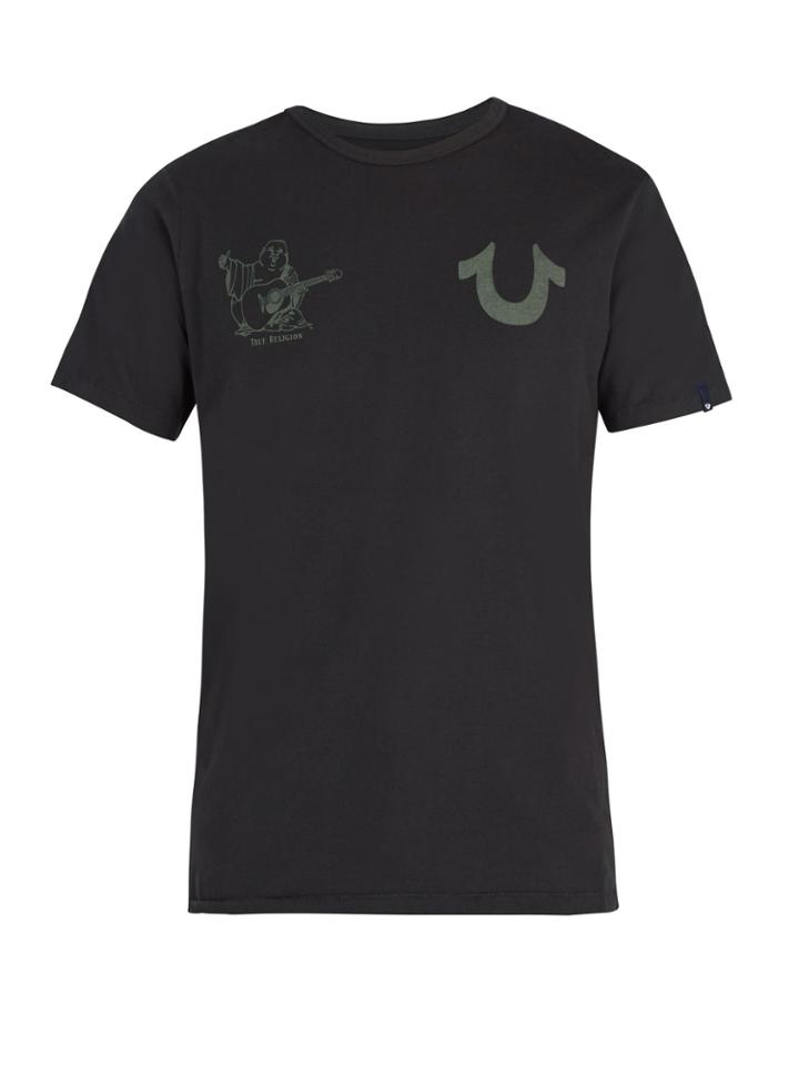 True Religion Buddha-print Cotton-jersey T-shirt