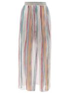 Ladies Beachwear Missoni Mare - Striped Knit Maxi Skirt - Womens - Multi Stripe