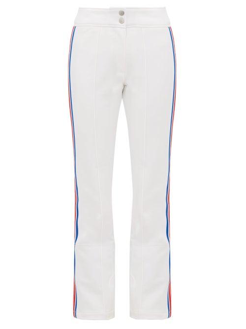 Matchesfashion.com Toni Sailer - Luella Striped Ski Trousers - Womens - White Multi