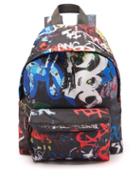Vetements - Graffiti-print Backpack - Mens - Black