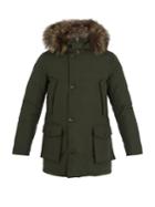 Woolrich John Rich & Bros. Arctic Fox Fur-trimmed Down Parka