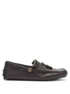 Matchesfashion.com Gucci - Ayrton Fringed Leather Loafers - Mens - Black
