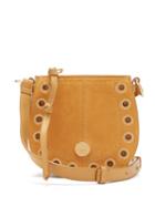 Matchesfashion.com See By Chlo - Kriss Mini Suede And Leather Cross Body Bag - Womens - Yellow