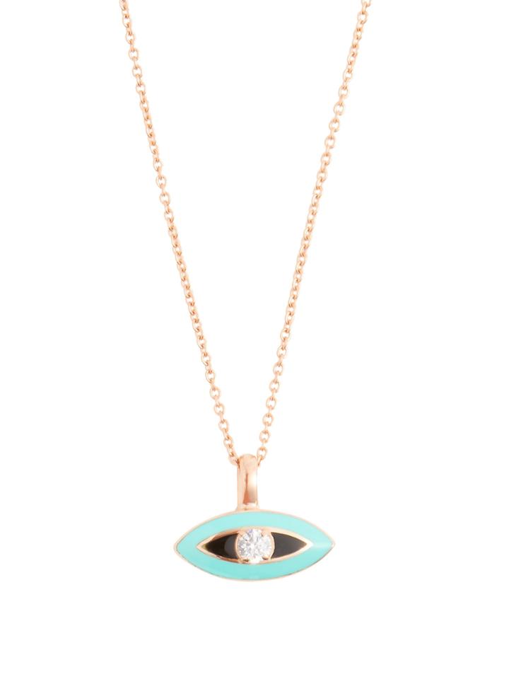 Selim Mouzannar Diamond, Enamel & Pink-gold Necklace