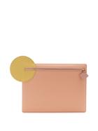 Matchesfashion.com Roksanda - Aplin Pebbled Leather Pouch - Womens - Nude Multi