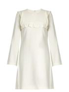 A.l.c. Ruffle-trimmed Long-sleeved Crepe Dress