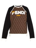 Matchesfashion.com Fendi - Mania Cotton Sweatshirt - Mens - Black Multi