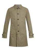 John Varvatos Button-down Cotton-blend Trench Coat