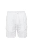 Matchesfashion.com Vilebrequin - Baie Linen Bermuda Shorts - Mens - White