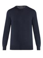 Alexander Mcqueen Shoulder-panel Crew-neck Sweater