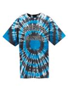 Radarte - Logo-print Tie-dye Cotton-jersey T-shirt - Womens - Blue Multi