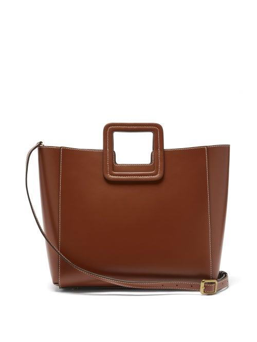 Matchesfashion.com Staud - Shirley Leather Shoulder Bag - Womens - Tan