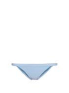 Matchesfashion.com Made By Dawn - Traveler Ribbed Bikini Briefs - Womens - Light Blue