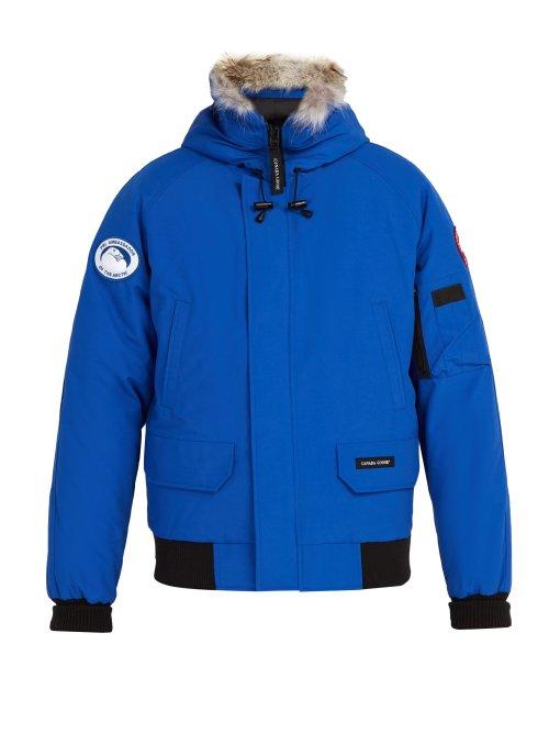Matchesfashion.com Canada Goose - Pbi Chilliwack Bomber Down Filled Jacket - Mens - Blue