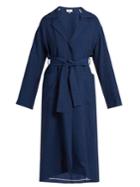 Isa Arfen Safari Waist-tie Linen Coat
