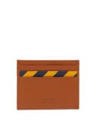 Matchesfashion.com Polo Ralph Lauren - Striped Leather Cardholder - Mens - Camel