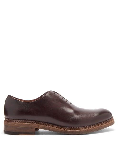 Matchesfashion.com O'keeffe - Algy Leather Oxford Shoes - Mens - Brown Multi