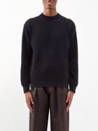 Auralee - Dropped-shoulder Ribbed-wool Sweater - Mens - Black