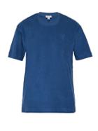 Matchesfashion.com Sunspel - Terry Towelling Organic Cotton T Shirt - Mens - Mid Blue