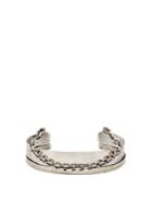 Title Of Work Chain-trimmed Sterling-silver Cuff