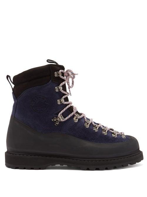 Matchesfashion.com Diemme - Everest Suede Hiking Boots - Mens - Navy